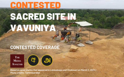 Contested Sacred Site in Vavuniya