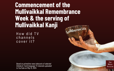 Commencement of the Mullivaikkal Remembrance Week & the serving of Mullivaikkal Kanji