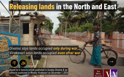 Releasing lands in the North and East