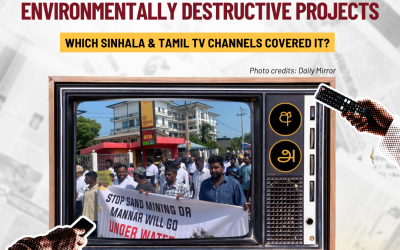 Protest in Mannar opposing environmentally destructive projects