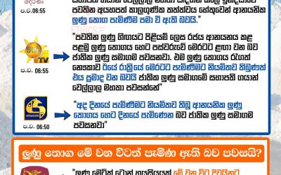 ලුණු තොගය ඇවිත් ද? ප්‍රමාද ද?