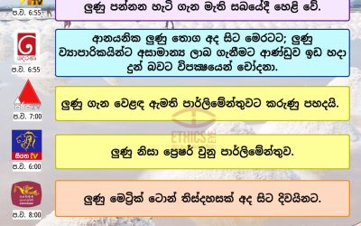 ලුණු හිඟය සහ ඒ පිළිබඳ පාර්ලිමේන්තු කතිකාවත