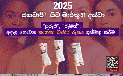 ”සුරූපී”, ”රූමත්” අදාළ නොවන කාන්තා බාහිර රූපය ඉස්මතු කිරීම