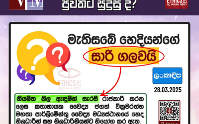 මෙම සිරස්තලය පුවතට සුදුසු ද?