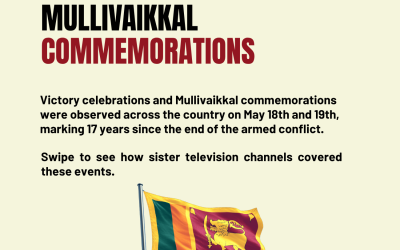 Media coverage of victory celebrations and Mullivaikkal commemorations
