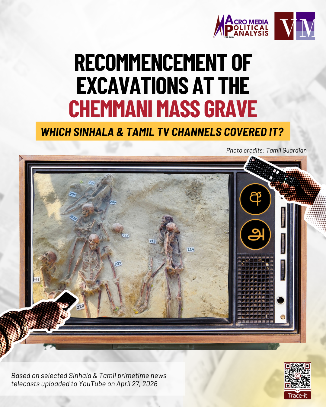 Recommencement Recommencement of excavations at the Chemmani mass grave - Verité Media