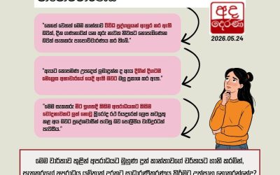 වගකීම් සහගත මාධ්ය වාර්තාකරණයක නියලෙමු!