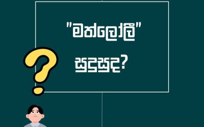 ඔබ හිතන විදිහ පහළින් Comment කරමු.