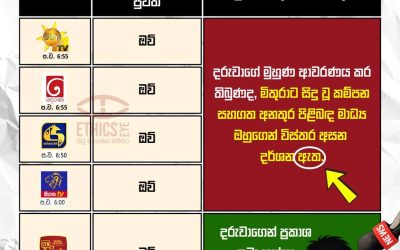 මාධ්‍ය ආචාරධර්ම පිළිබඳ තීරණාත්මක ප්‍රශ්න.