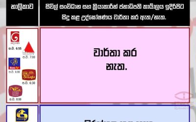 ත්‍රස්තවාදය වැළැක්වීමේ පනතට එරෙහි විරෝධය2026 ජුනි 10 දින රූපවාහිනී රාත්‍රී ප්‍රධාන සිංහල පුවත් විකාශයන් ඔස්සේ.(2026 ජුනි 10 දින YouTube වෙත එක් කොට තිබූ තෝරා ගත් රූපවාහිනී රාත්‍රී සිංහල ප්‍රධාන පුවත් විකාශයන් ඇසුරිණි.)