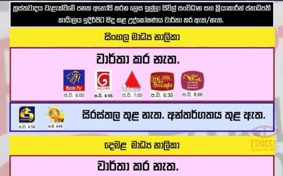 ත්‍රස්තවාදය වැළැක්වීමේ පනතට එරෙහි විරෝධය තෝරාගත් සිංහල සහ දෙමළ ප්‍රධාන පුවත් ඔස්සේ.