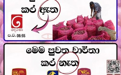 තම අස්වණු වලට නිසි මිලක් නැති බව පවසා ලොකු ලූනු ගොවීන්ගෙන් චෝදනා.