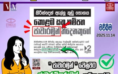 “ජාවාරමුන්” මාධ්‍යයට උචිත ද?