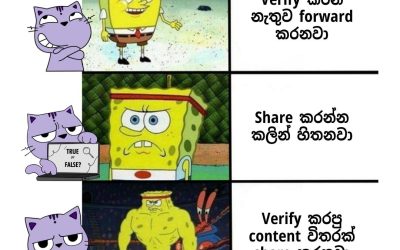 හැමදාම Verify කරපු content විතරක් share කරන යාළුවෙක් වෙන්න, පියවර තුනක් මෙන්න…
