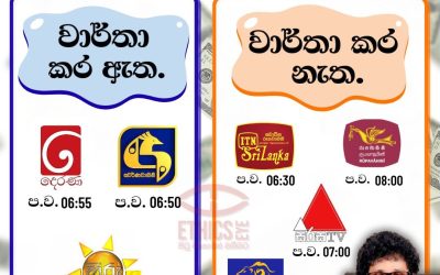 අමාත්ය වසන්ත සමරසිංහගේ වත්කම් සම්බන්ධයෙන් ගැටලු ඇති බවට සජබයේ දූෂණ විරෝධී බළවේගයෙන් දූෂණ විරෝධී කොමිසමට පැමිණිලි. මෙම පුවත සැප්තැම්බර් 17, 2025 දින රූපවාහිනී රාත්රී සිංහල ප්රධාන පුවත් තුළ වාර්තා කර තිබුණේ පහත අයුරිනි.