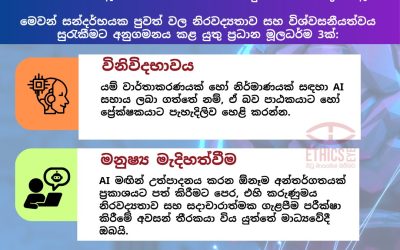 සදාචාරාත්මක සහ වගකීම් සහගත මාධ්‍ය සංස්කෘතියක් උදෙසා එක්වෙමු.