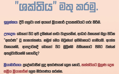 ආපදා හෝ අනතුරු පිළිබඳ වාර්තා කිරීමේදී එයට මුහුණ දුන් තැනැත්තන්ගේ ධෛර්යය ඉස්මතු කරමු.